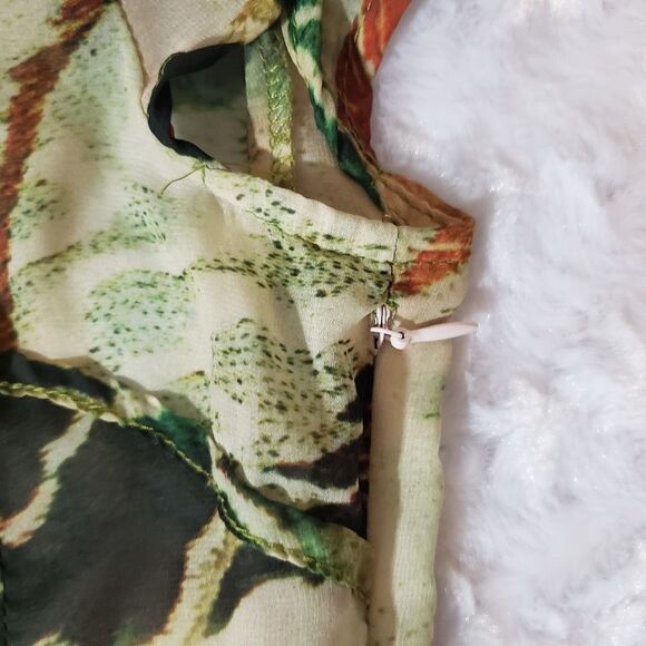 Keyingyi small elegant sheer dress overlay high split - Picture 5 of 8